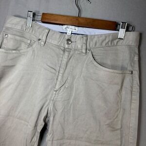 Peter Millar Mens 5 Pocket Performence Chino Pants TanCasual Golf Size 32 x 28